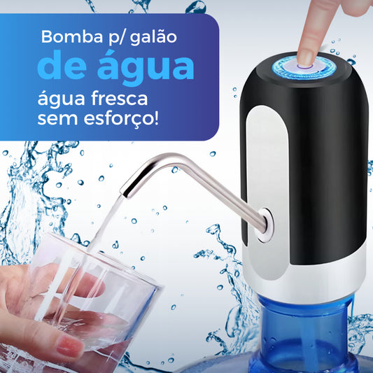 Bomba elétrica recarregável para galão de água: água fresca sem esforço